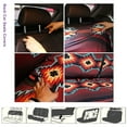 thumbnail image 7 of Renewold Mushroom Galaxy Car Front Back Seat Covers Full Set 4 PCS, Universal Fit Most Cars SUV Vans Trucks, Fashion Auto Accessories for Women Men, 7 of 7