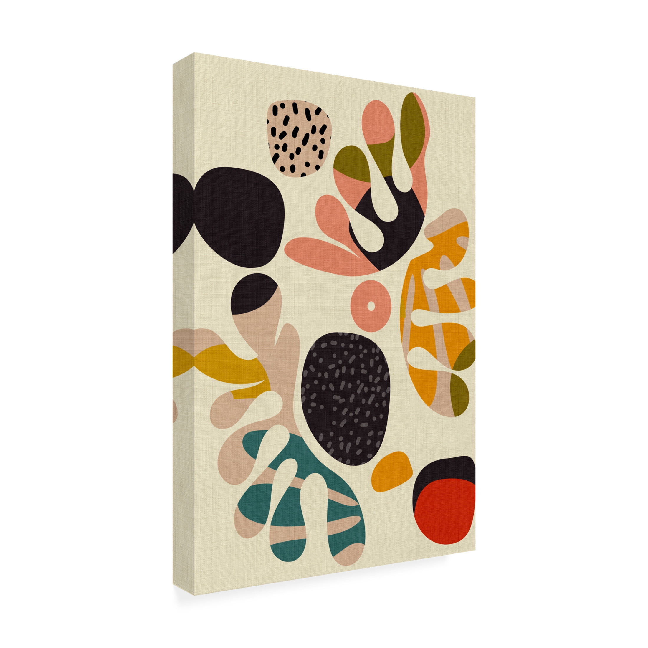 Trademark Fine Art Ana Rut Bre Mid Century Cut Outs2 Canvas Wall Art