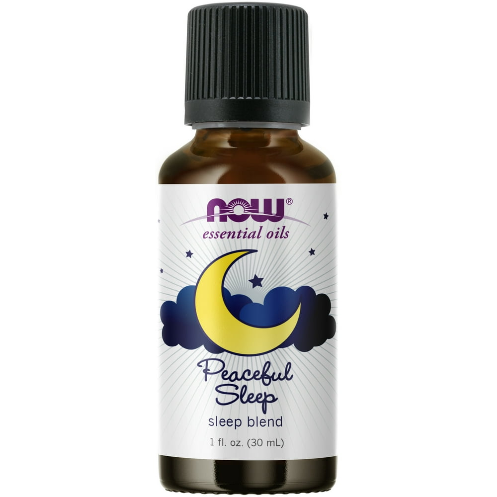 NOW Essential Oils, Peaceful Sleep Oil Blend, Relaxing Aromatherapy ...