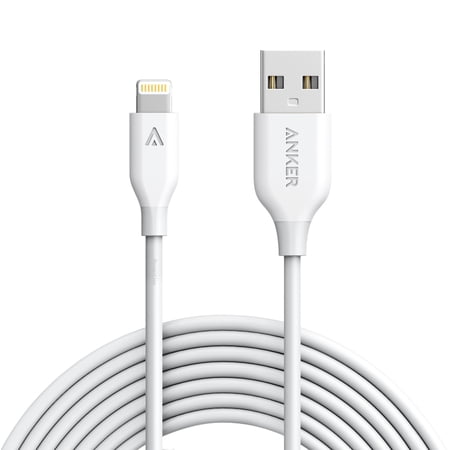 Anker PowerLine 10ft Apple MFi Certified Extra Long Lightning to USB Cable Sturdy
