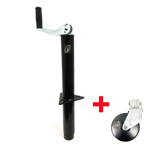 Southwest Wheel  2,000 lbs top wind RAM A-frame Trailer Jack w/ 6" Steel Caster Wheel