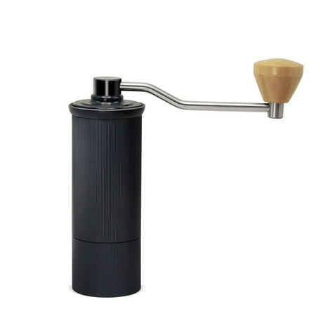 

Gerich Mini Portable Manual Coffee grinder Aluminum Coffee miller Black 15g