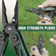 thumbnail image 4 of Multitool, 15-in-1 Multi Tool Pocket Knife with Sheath, Stainless Steel EDC Multitool Pliers for Men, All-in-One Tools for Camping, Fishing, Survival, 4 of 8
