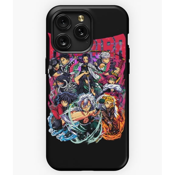 Demon Slayer Hashira Pillars Art G1532 Phone Case for iPhone17 16 15 14 13 12 11 Pro Max