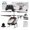 Black, variant on 2.4G Helicopter With Remote Control Altitude Hold RC Alloy Drone Toy Gift