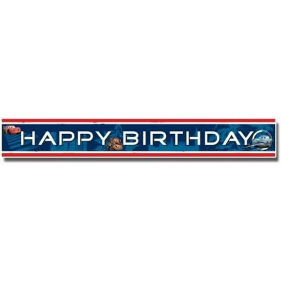 Bannière Joyeux Anniversaire en Aluminium