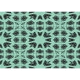 thumbnail image 1 of Ahgly Company Machine Washable Indoor Rectangle Transitional Aquamarine Green Area Rugs, 8' x 12', 1 of 7