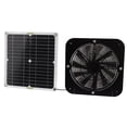 thumbnail image 3 of Mono-Polycrystalline Solar Panel with 13.5 Inches Exhaust Fan Bracket Photovoltaic Fan Ventilation C, 3 of 5