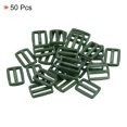 thumbnail image 3 of 1 Inch Tri-Glide Slide Buckles Webbing Strap Fastener, Dark Green, 50 Pack, 3 of 5