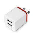 thumbnail image 2 of Cateissary UE enchufe 3.1A Universal 2 puertos USB de pared adaptador de viaje para Teléfono y Comunicación Numero 3, 2 of 6