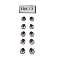 thumbnail image 1 of Ojos Resinados Lm-13 De 1cm 72 Pares Muñecas Pasta Flexible, 1 of 3