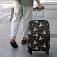 thumbnail image 3 of Australian Shepherd Dog and Footprints Luggage Cover Fashion Suitcase Cover Baggage Covers Fit 25-28 Inch Luggage (Go Travel), 3 of 5