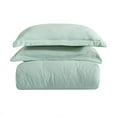 thumbnail image 3 of Sweet Home Collection Premium Quality Washed Crinkled Duvet Cover, 3-Piece, King, Mint, 3 of 6