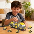 thumbnail image 5 of 10 in 1 Engineering Vehicle , Creative Building Blocks Toys Kit Gifts for kids, Combination Stack Transformation Block Toy for Boys & Girls 6+, 291Pcs, 5 of 8