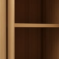 thumbnail image 7 of Tcbosik Bamboo Bathroom Storage Cabinet with 2 Doors, Floor Organizer with Shelves for Living Room, Kitchen, Living Room, Easy Assembly, Natural, 7 of 7