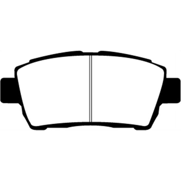 EBC Brakes Yellowstuff 4000 Series Street and Track Brake Pad Set Fits select: 2000 TOYOTA CELICA, 2002-2003 TOYOTA ECHO