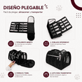 thumbnail image 5 of Transportadora para Mascotas Poli Pets Talla Mediana Negra con Malla Ventilada Interior Cómodo y Correa Ajustable, 5 of 5