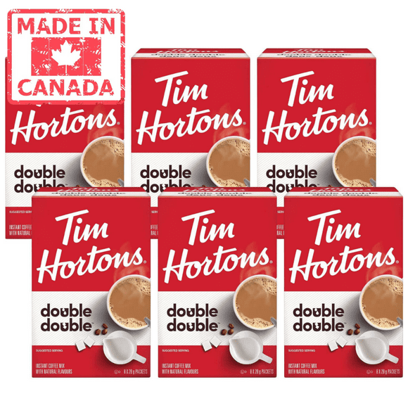Tim Hortons Double Double Packets, 8 Count Bulk Pack (6/CASE)