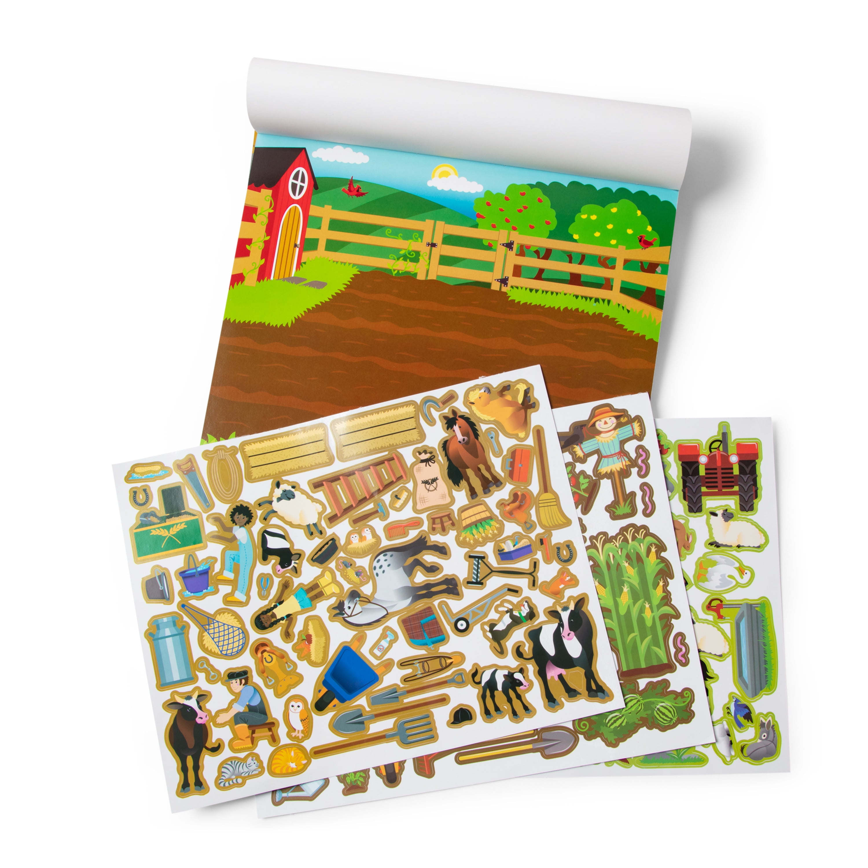 Melissa & Doug Reusable Sticker Pad: Fairies - 200+ Stickers -  FSC-Certified Materials 