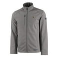 thumbnail image 2 of Men's Cutter & Buck Gray Cleveland Browns Evoke Eco Softshell Recycled Full-Zip Jacket, 2 of 3
