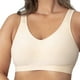 thumbnail image 3 of Gibobby Sujetadores deportivos para mujer Camiseta de tirantes de seda, grande, cómoda y sexy para mujer, sin anillos de y sujetador de huellas(Beige,XL), 3 of 4