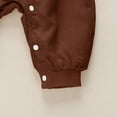 thumbnail image 6 of ZyeKqe Baby Clothes Newborn Boys Girls Fleece Lined Jumpsuits 1 Piece Outfits Long Sleeve Button down Rompers Winter Warm Onesies, 6 of 8