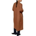 thumbnail image 2 of Women's Open Front Cardigan Oversized Knitted Long Sleeve Maxi Winter Coat with Pocketss, 2 of 5