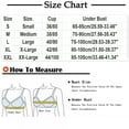 thumbnail image 3 of REORIAFEE Womens Bras No Wire Plus Size Back Support Gathered Daily Bra for Older People Bras V Neck Comfy Corset Bra Wide Strap Bra Stretchy Seamless Smoothing Brassiere Anti-Sagging Bra, 3 of 3