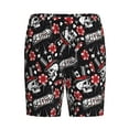thumbnail image 4 of Fotbe Vintage Skull Casino Pajama Shorts for Men, Men's Pajama Bottoms, Sleepwear,Short Pajama Pants-X-Large, 4 of 9