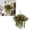 Green, variant on Christmas Hanging Basket, Artificial Faux Greenery Hanging Planter with Red Berries and Pinecone, Pre-Assembled Winter Hanging Floral Arrangement for Front Porch Patio Outdoor Christmas Decor
