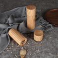 thumbnail image 2 of 2pcs Domestic Oak Wood 6 Inch Grinder Mill Salt Pepper Mill Kitchen Manual Tool, 2 of 3