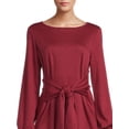 thumbnail image 4 of Nine.Eight Women’s Tie Waist Knit Cocktail Dress, 4 of 6