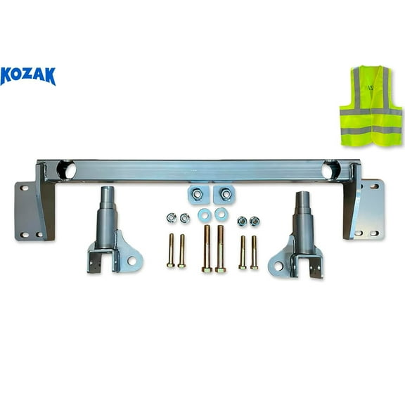 Bumper Deer Moose Brush Guard Brackets Mounting Hardware (plastic bumper) Set compatible with EX-Guard Compatible with International LT625 2019