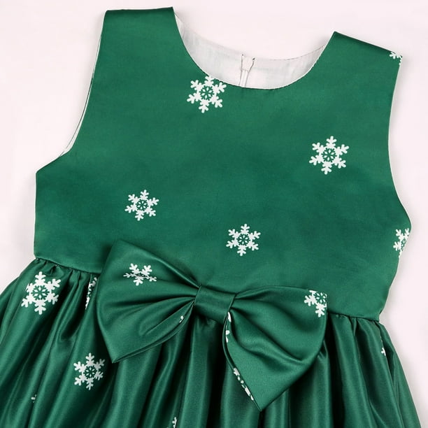 Girls christmas dress walmart hot sale