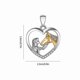 thumbnail image 2 of Collar con colgante de niña y caballo de plata Collar de caballo de plata esterlina Regalos para niñas Regalos de joyería--caballo de oro rosa-Código de modelo20300 caballo de oro rosa, 2 of 3