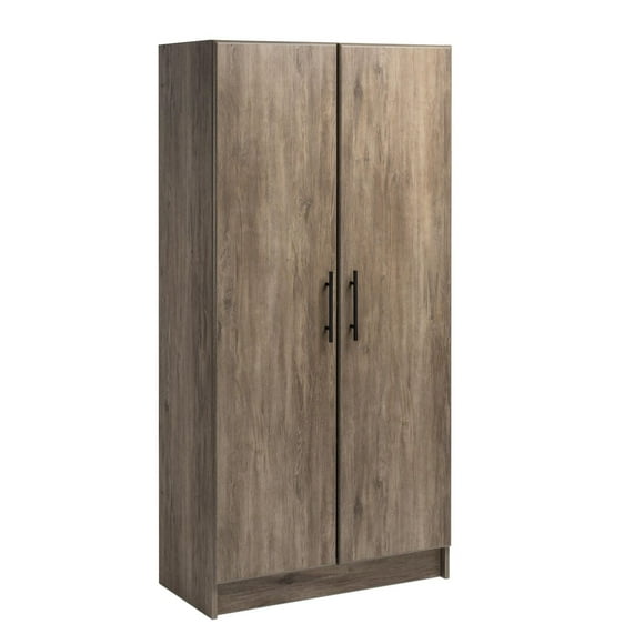 Prepac Elite 32 inch Storage Cabinet, Drifted Gray