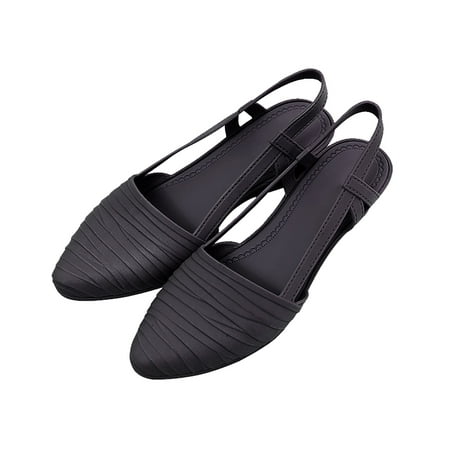 

Quealent Adult Women Sandal Women S Sandals Women Baotou Flat Slippers Fashion Casual Outside Wear Loafers Platform Sandals for Women Brown 6.5