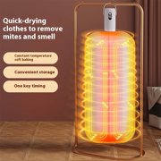 Mini Portable Foldable Clothes Dryer, Compact Electric Drying Machine with Dry Bag and Hook, Quiet Clothes Dryer for Travel, RV, Home, Apartment, Quiet and Fast-Drying
