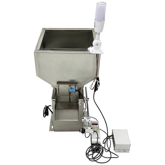 Automatic Vibrating Feeder Feeding Device Stainless Steel Square Silo Vibrating Disk 110V