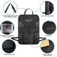 thumbnail image 1 of Car Backrest Protection, 2 Pieces Car Back Seat Organizer For Children, Large Pockets And Ipad/tablet Compartment, Waterproof Car Seat Protector, Kick, 1 of 4