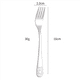thumbnail image 5 of Juego de 5 cubiertos de acero inoxidable para niños, juego de cuchara y tenedor para niños, juego de cubiertos de metal para niños pequeños, 5 of 5