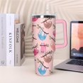 thumbnail image 2 of 40 oz Sloth Tumbler with Handle Gifts for Sloth Lover 40oz Stainless Steel Travel Cup Mug Water Bottle, 2 of 3