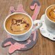 thumbnail image 5 of Regalos de gatos para amantes de los gatos Posavasos de gato tejidos, creativos y lindos, posavasos aislantes, posavasos para café y té, regalos de escritorio, 5 of 5