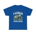 thumbnail image 2 of I Came I Mowed I Kicked Grass Riding Mower Mowing Dad T-Shirt, 2 of 2
