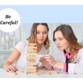thumbnail image 4 of Timber Tower Wood Block Stacking Game, 48 Piece Classic Wooden Blocks for Building, Toppling and Tumbling Games, Deluxe Stacking Game - -, 4 of 5
