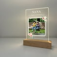 thumbnail image 6 of Custom Photo Picture LED Wood Stand Night Light Up Table Lamp Best Grandma Nana Mother's Day Engrave Free Love You Message Personalized Gift, 6 of 7