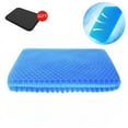 thumbnail image 2 of Car Seat Cushion Breathable Cool Gel Cooling Pad Universal Car Honeycomb Butt Pad Car Home Office Chair Cushion, 2 of 8