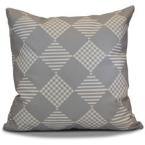 Simply Daisy 16" x 16" Check It Twice Geometric Print Pillow