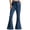 Dark Blue, variant on Womens 2026 Denim Pants High Waist Boot Cut Trousers Skinny Bell Bottom Mom Jeans Black 2XL