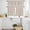 Brown, variant on Tropical Palm Trees Kitchen Curtains Sets for Windows 36 Inch Length, Beach Coastal Plants Rod Pocket Window Treatments Tier Curtains and Valances Set for Bedroom/Bathroom